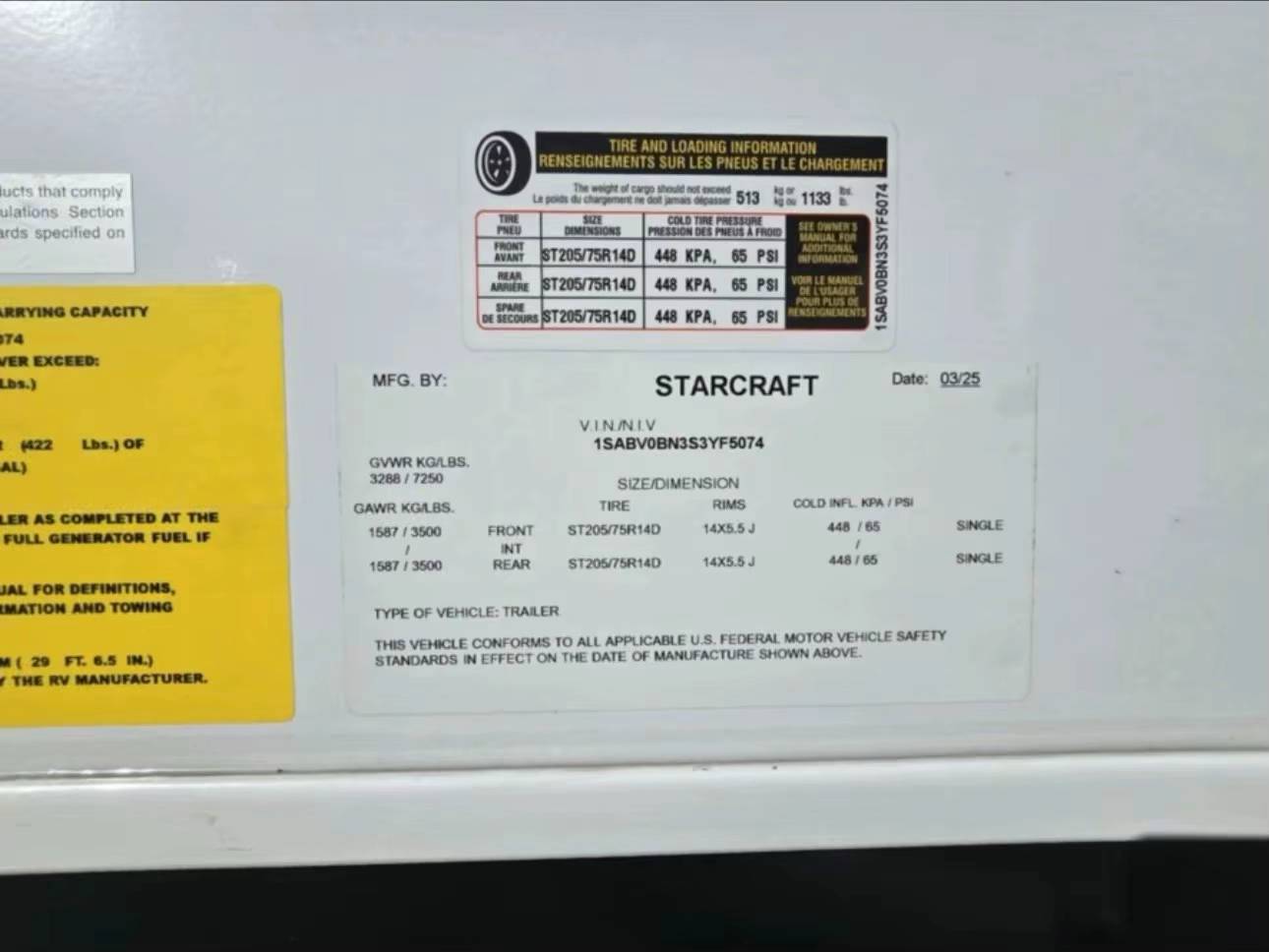 2025 StarCraft Super Lite 233ML from frankline used rvs